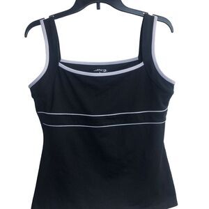 BCG Black and White Women’s Activewear Top